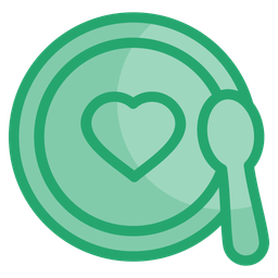 Heart Plate  Icon