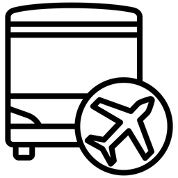 Flughafenbus  Symbol