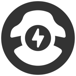 Electric car steering  Icon