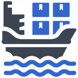 Barco de carga  Icono