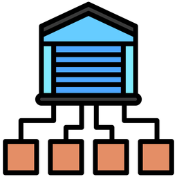 Distribution Center  Icon