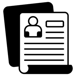 Bewerbungsformular  Symbol