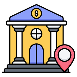 Bank Location  Icon