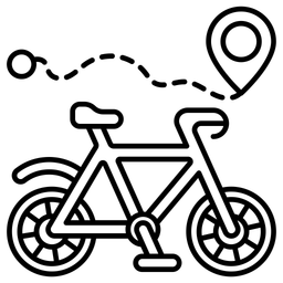 Fahrradroute  Symbol