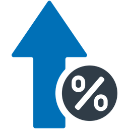 High interest rate  Icon