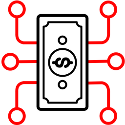 Fluxo de caixa  Ícone
