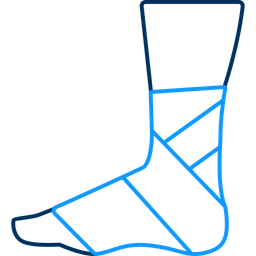 Leg fracture  Icon