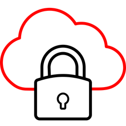 Cloud security  Icon