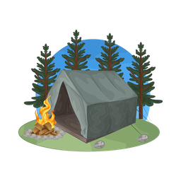 Camping  Icon