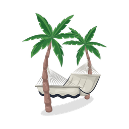 Beach hammock  Icon