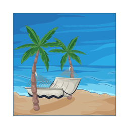 Beach hammock  Icon