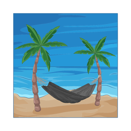 Beach hammock  Icon