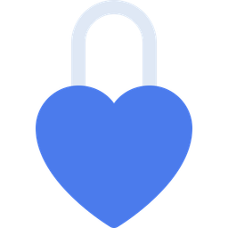 Heart Padlock  Icon