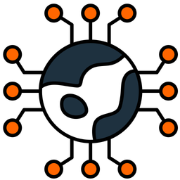 Global Network  Icon