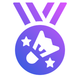 Badminton-Medaille  Symbol