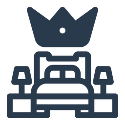 고급 침대  아이콘