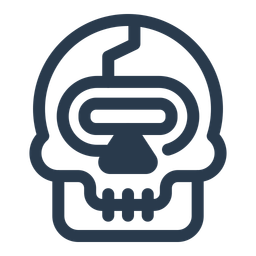 Cyberpunk Skull  Icon