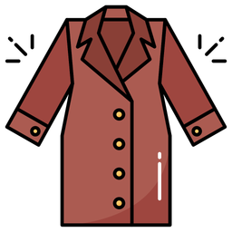 Business Woman Coat  Icon