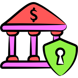 Banksicherheit  Symbol