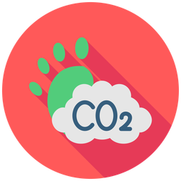 Carbon Footprint  Icon