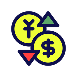 Currency Exchange Rate  Icon