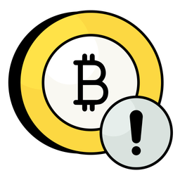 Bitcoin Error  Icon