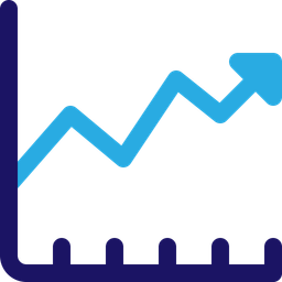 Line Chart Up  Icon