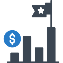 Progresso financeiro  Ícone