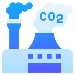 Carbon Dioxide  Icon