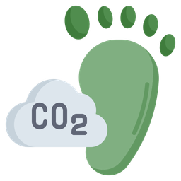 Carbon Footprint  Icon