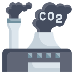 Carbon Dioxide  Icon