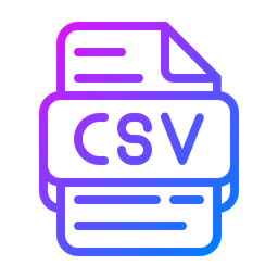 Csv File  Icon