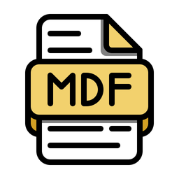 Mdf File  Icon