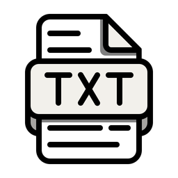 Txt File  Icon