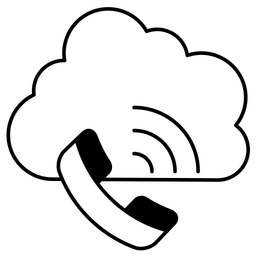 Cloud-Anruf  Symbol