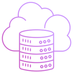 Cloud-Datenbank  Symbol