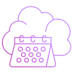 Cloud-Kalender  Symbol