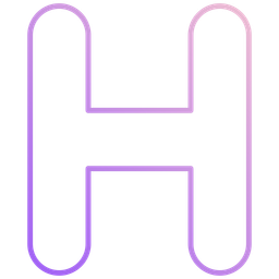 Letter H  Icon