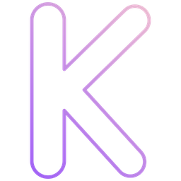 Letter K  Icon