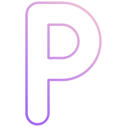 Letter P  Icon