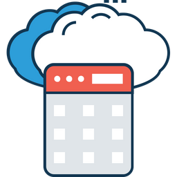 Cloud Layout  Icon