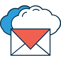 Cloud Email  Icon