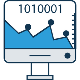 Graphique chronologique binaire  Icône