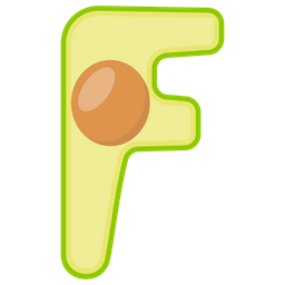 Letter F  Icon