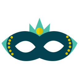 Carnival Mask Victorian Mask Mardi Gras Icon