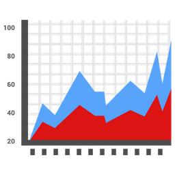 Area Chart  Icon