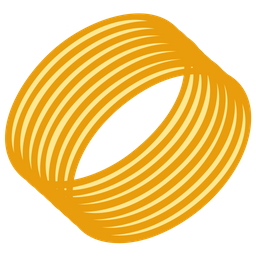 Gold Bangles  Icon