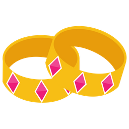 Gold Bangles  Icon