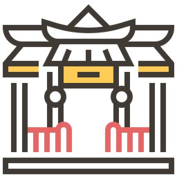 Chinesische Tempel  Symbol