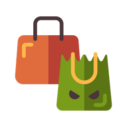 Halloween Shopping Bags  Icon